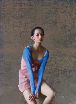 chicas chinas Painting - chica de ballet chino